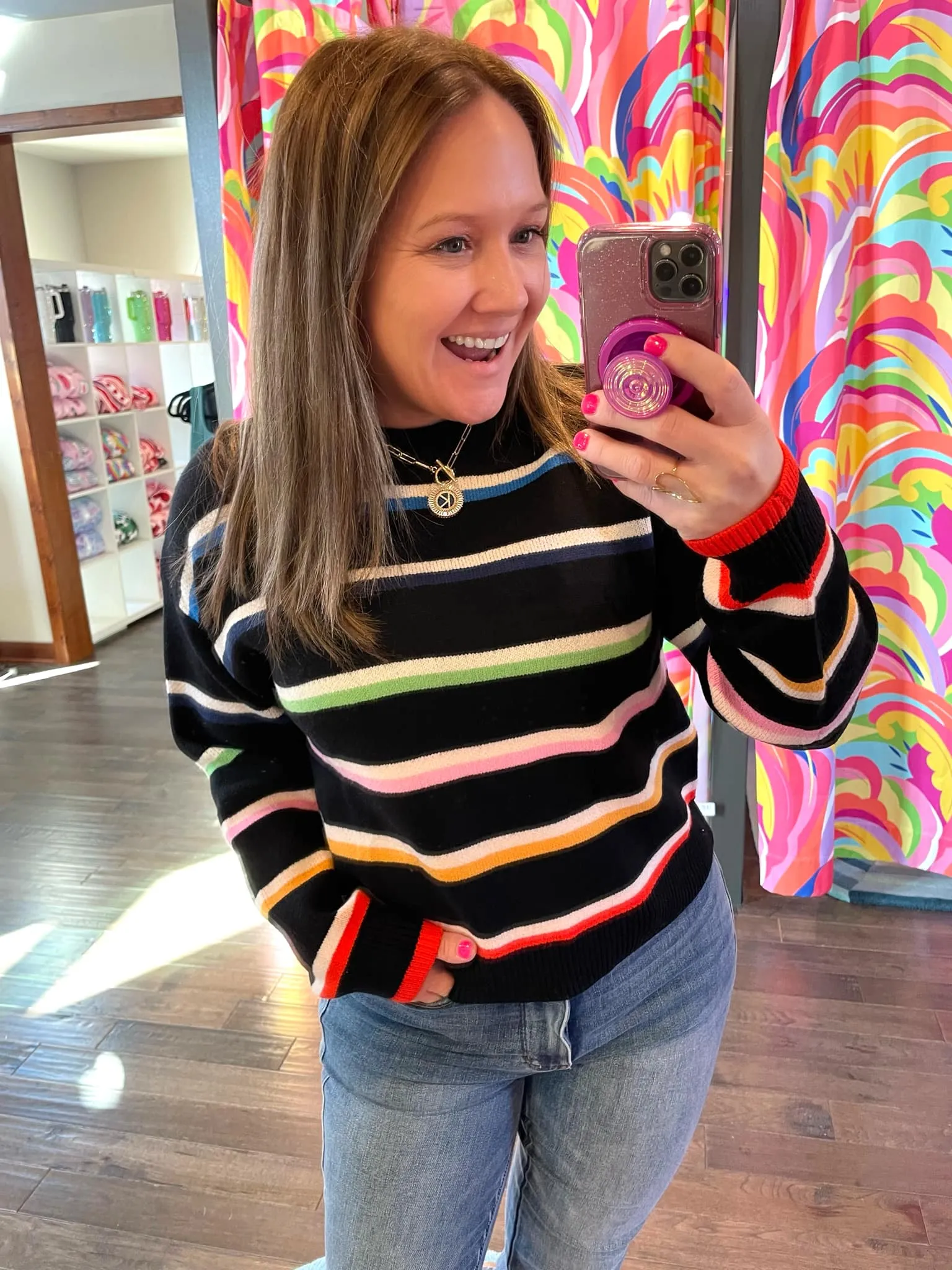 Midnight Rainbow Sweater