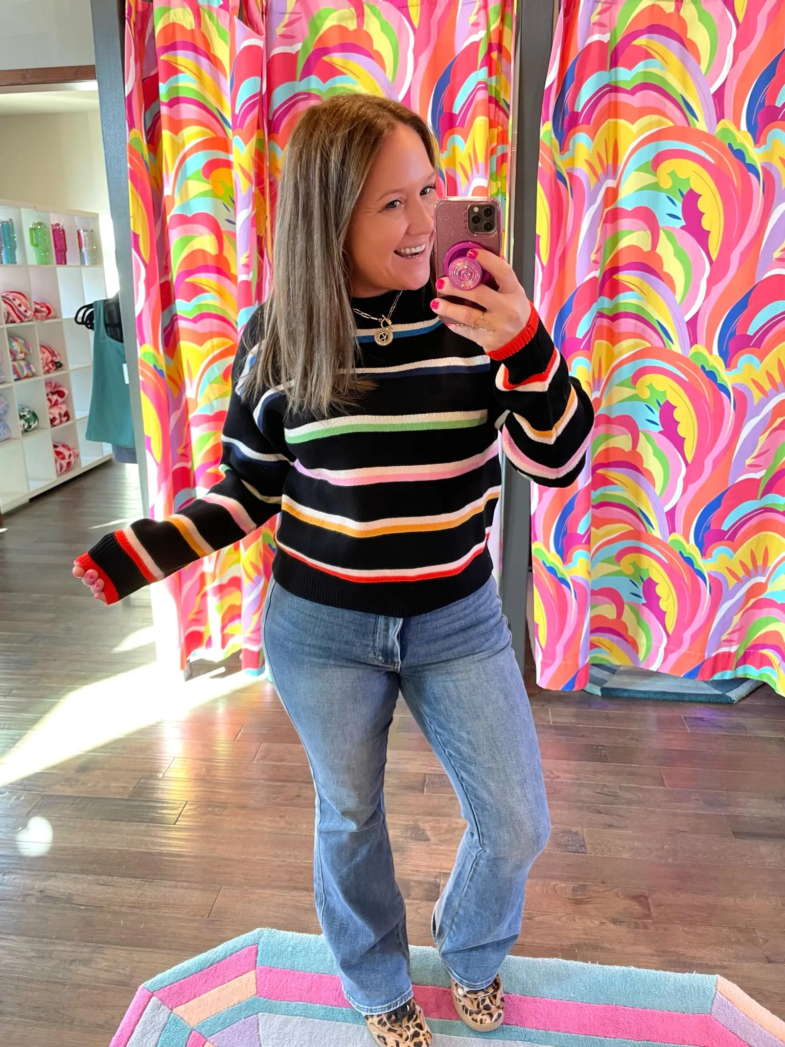 Midnight Rainbow Sweater