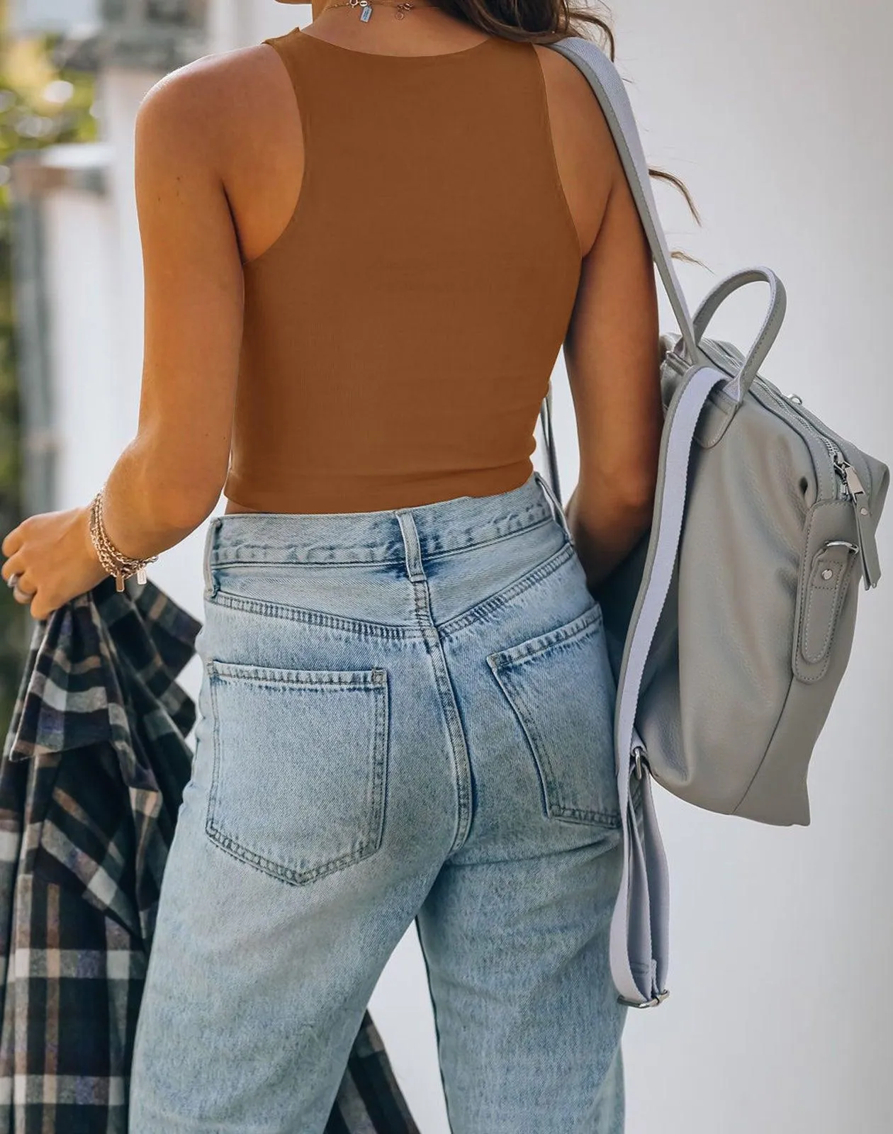 Sleeveless Halter Neck Tank Crop Tops